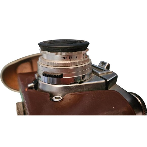 Untested Voigtländer Ultramatic CS 35mm Film Camera With Leather Case - Picture 9 of 12